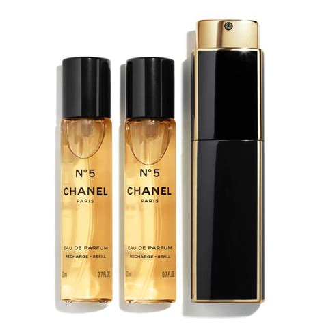 chanel number 5 eau de parfum purse spray|Chanel no 5 travel refill.